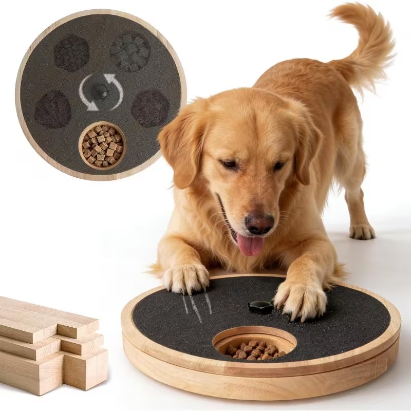 Dog Nail Scratch Board with Treat Dispenser